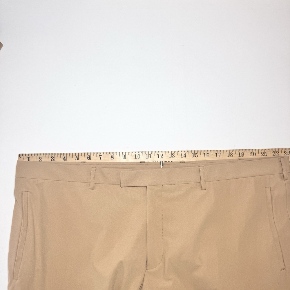 Sene FlexTech Travel Suit Mens Custom Made Unstructured Stretch 46-48L Khaki Tan - Picture 13 of 16